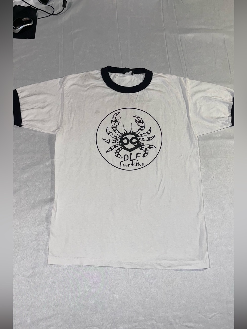 Vintage 2002 Independent Truck Company DLF Foundation Cancer Sucks Ringer Tee L